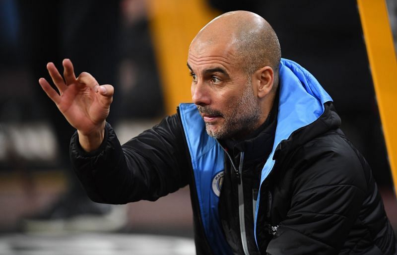 Pep Guardiola has won two Premier League titles at Manchester City.